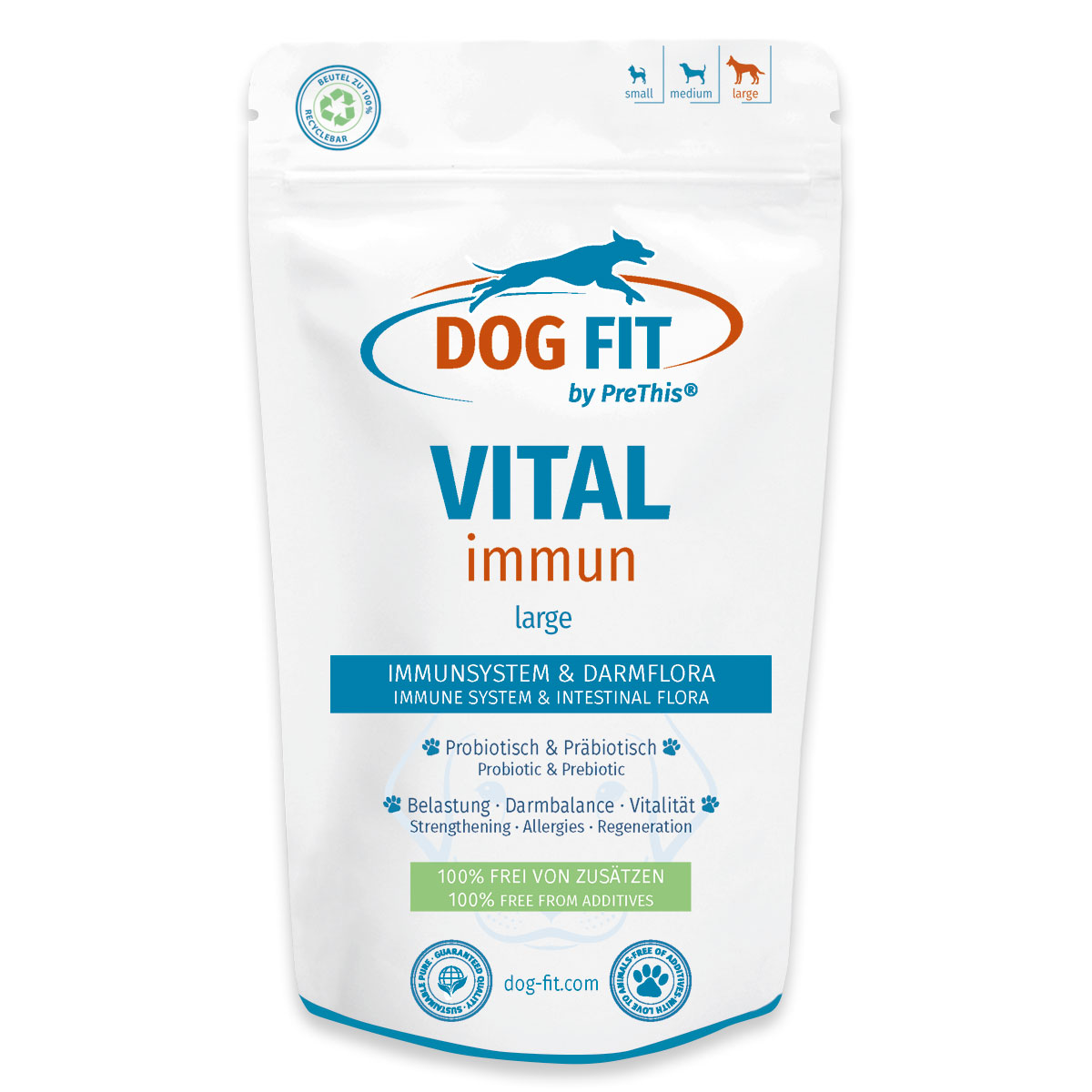 DOG FIT by PreThis® VITAL immun Immunsystem & Allergie Präparat für Hunde