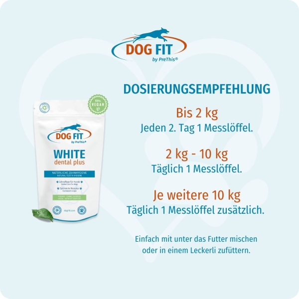 DOG FIT by PreThis® WHITE dental plus