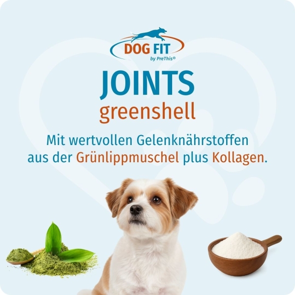 DOG FIT by PreThis® JOINTS greenshell