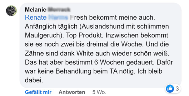 Facebook Bewertung