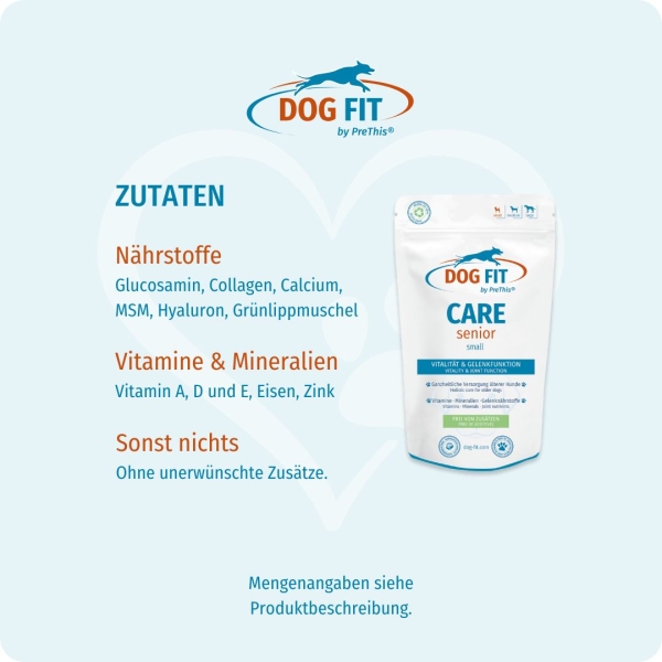 DOG FIT by PreThis® CARE senior