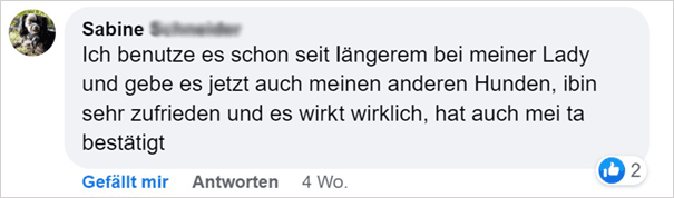 Facebook Bewertung