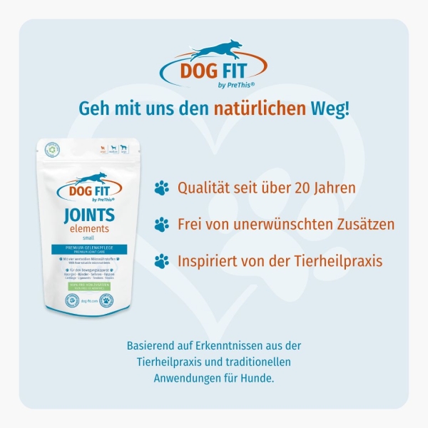 DOG FIT by PreThis® JOINTS elements small ohne Zusätze