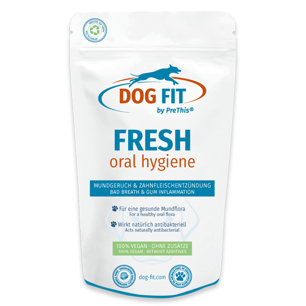 DOG FIT by PreThis® WHITE dental - Bei Mundgeruch & Zahnfleischentzündungen vom Hund