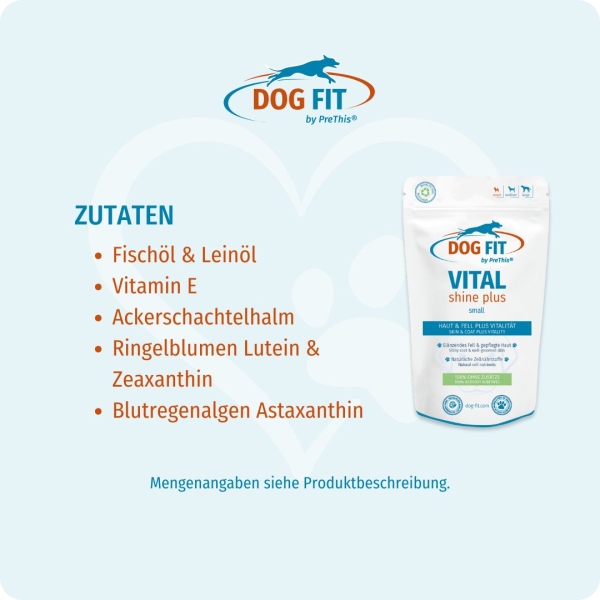 DOG FIT by PreThis® VITAL shine plus