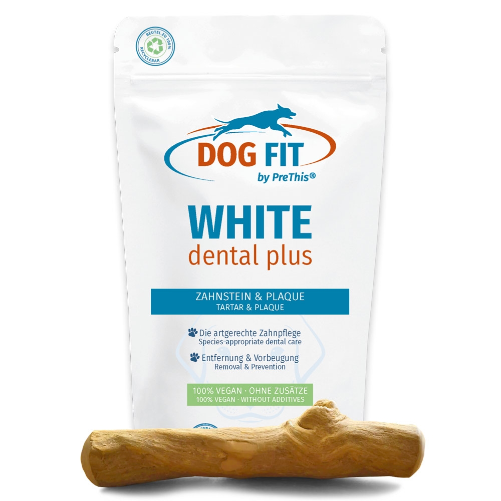 DOG FIT by PreThis® WHITE dental & chewing wood