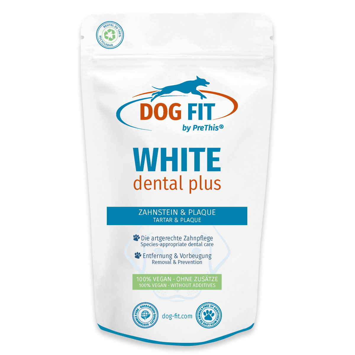 DOG FIT by PreThis® WHITE dental plus tartar remover for dogs