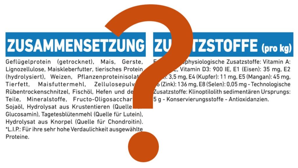 inhalte zusatzstoffe hundefutter
